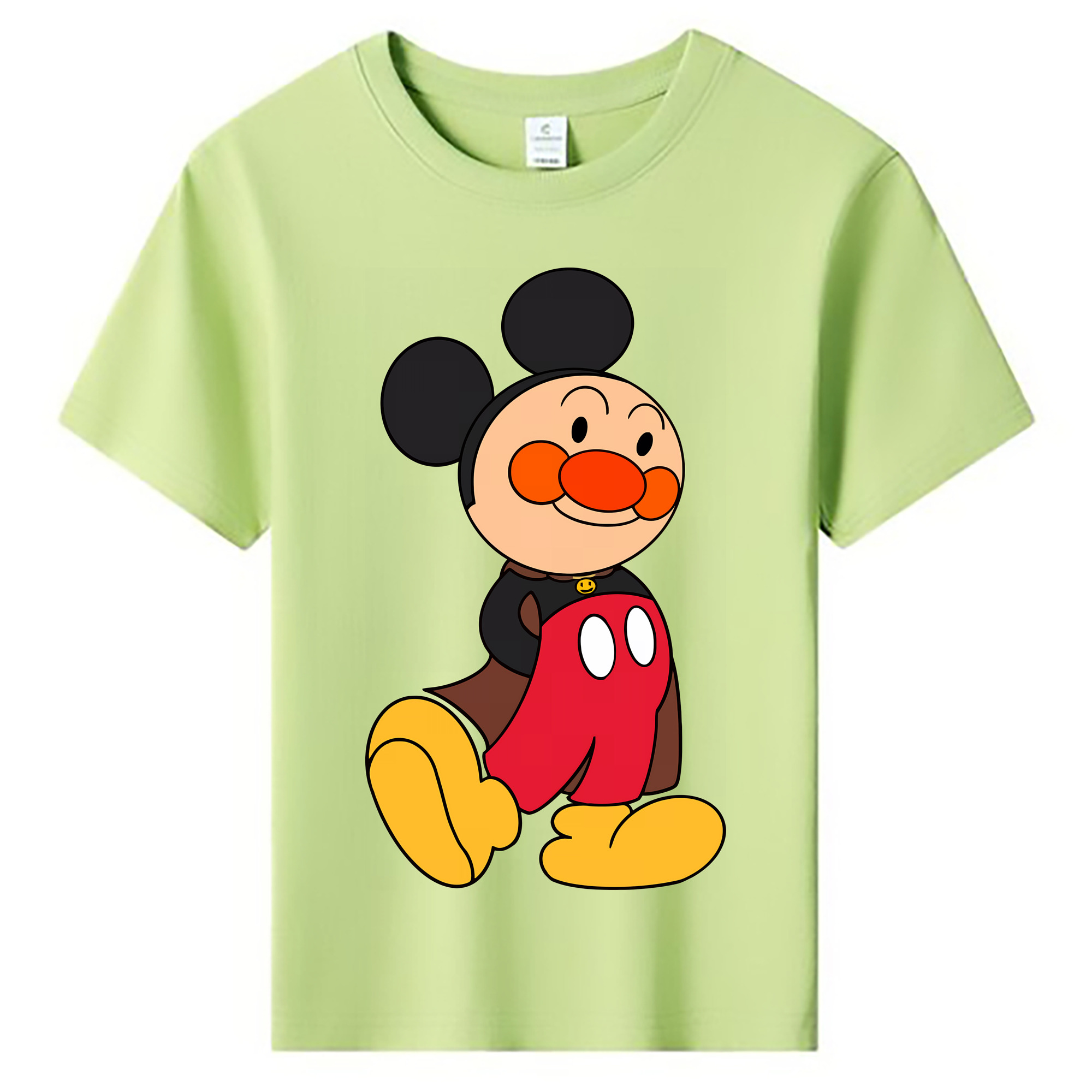 （画像用） アンパンマン Anpanman 綿100％キッズTシャツ（フロントプリント）